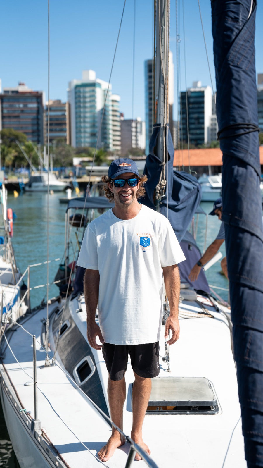 Camisa Yellowfin Living Offshore Basica