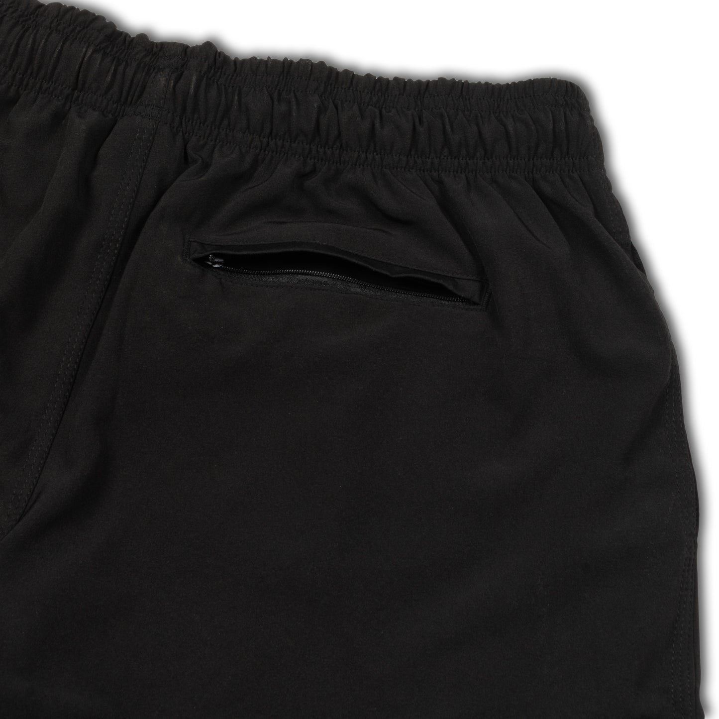 Short Yellowfin Liso com Elástico Anchova Preto