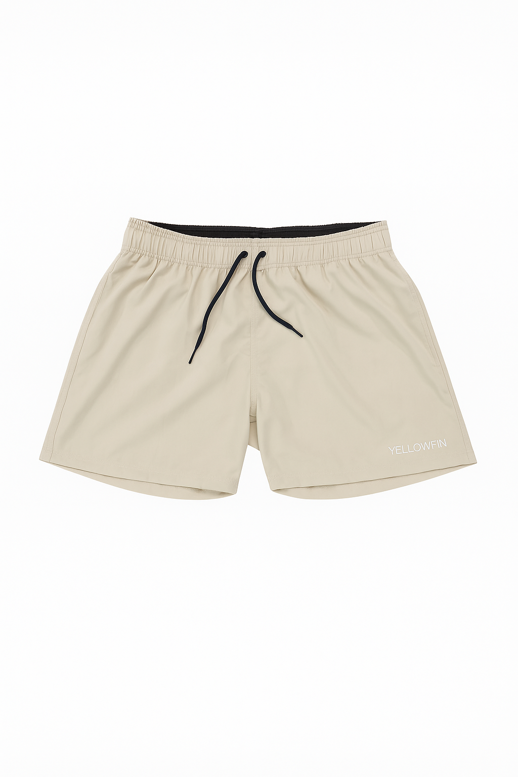 Short Yellowfin Liso com Elástico Bege