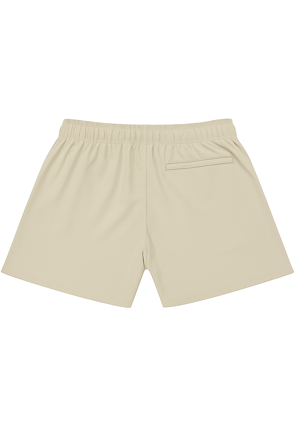 Short Yellowfin Liso com Elástico Bege