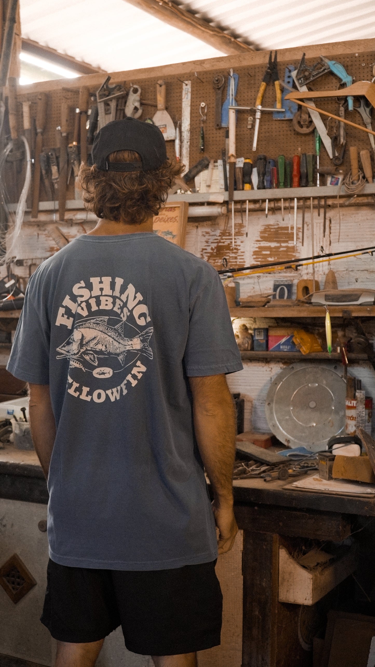 Camisa Yellowfin Fishing Vibes