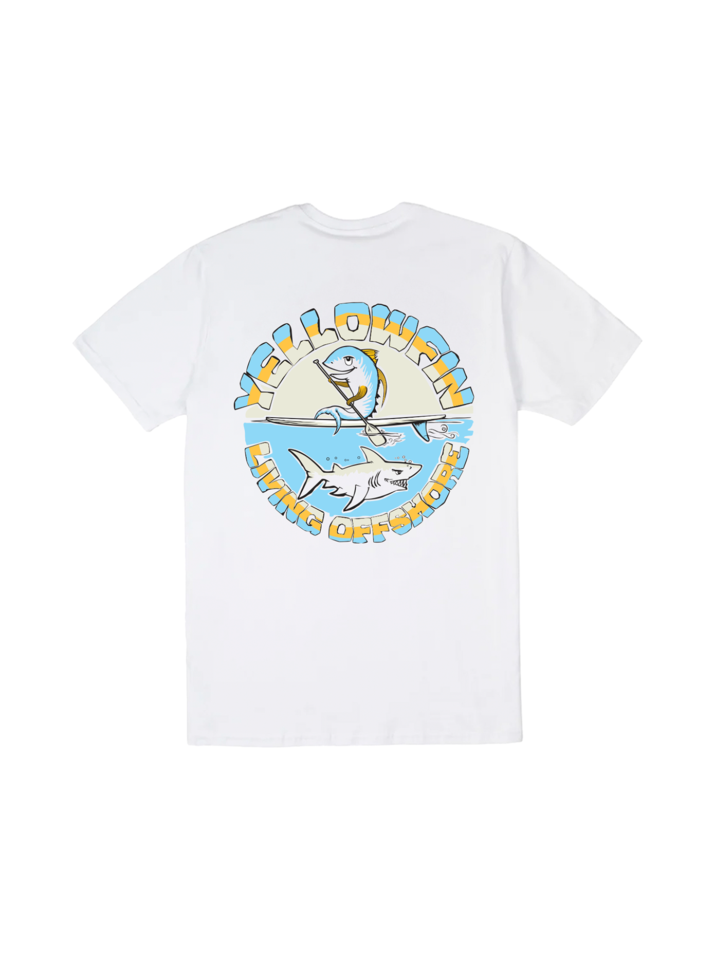 Camisa Yellowfin Living Offshore Kids Branca