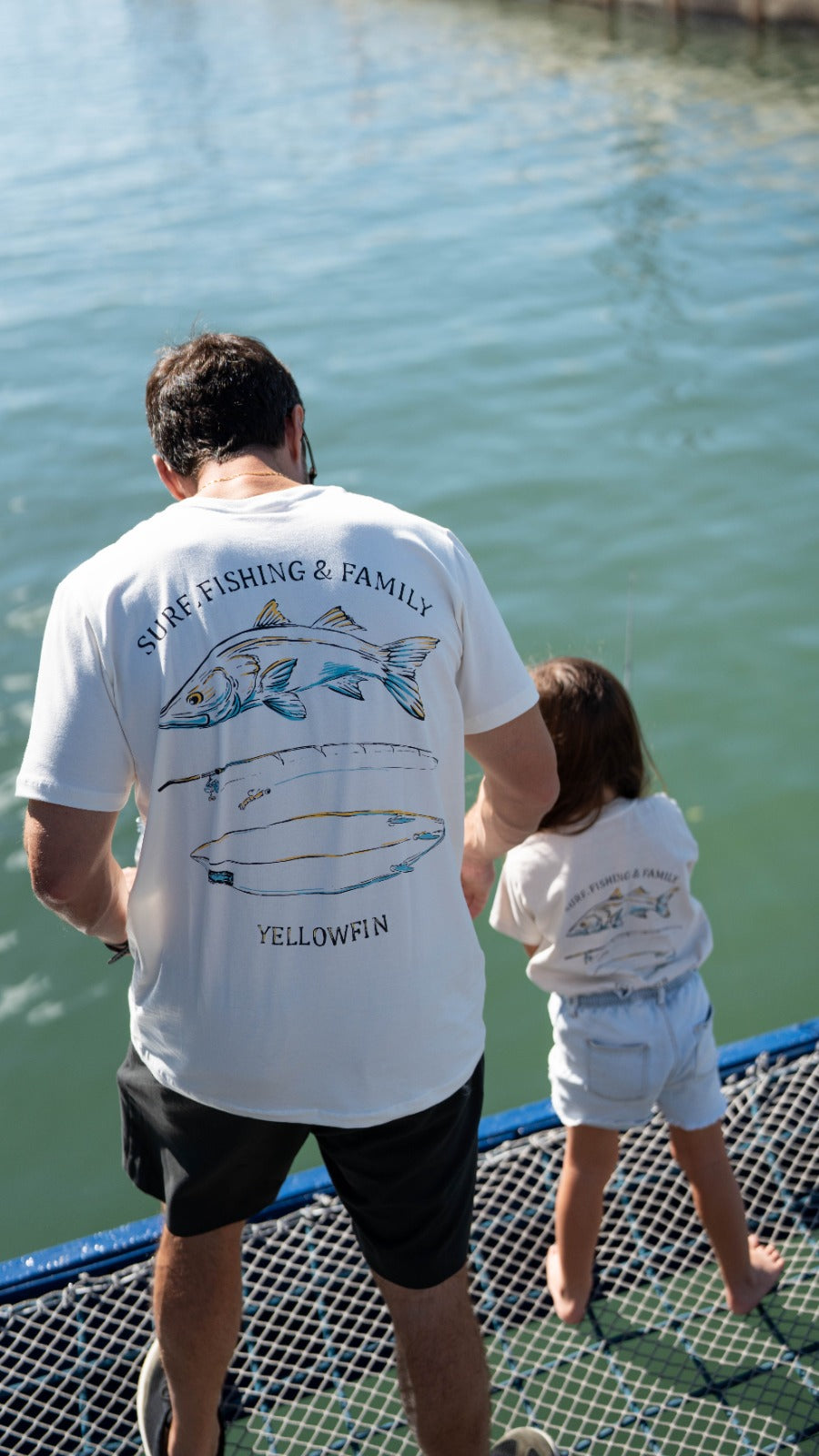 Camisa Yellowfin Surf Fishing Family