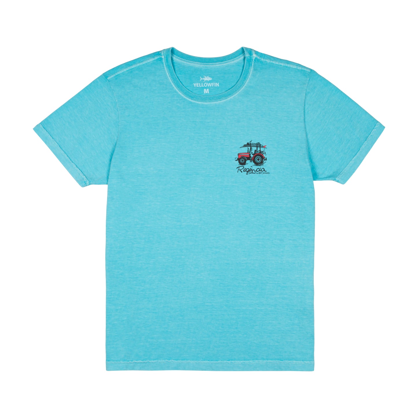 Camisa Yellowfin Regência Tractor Azul Claro