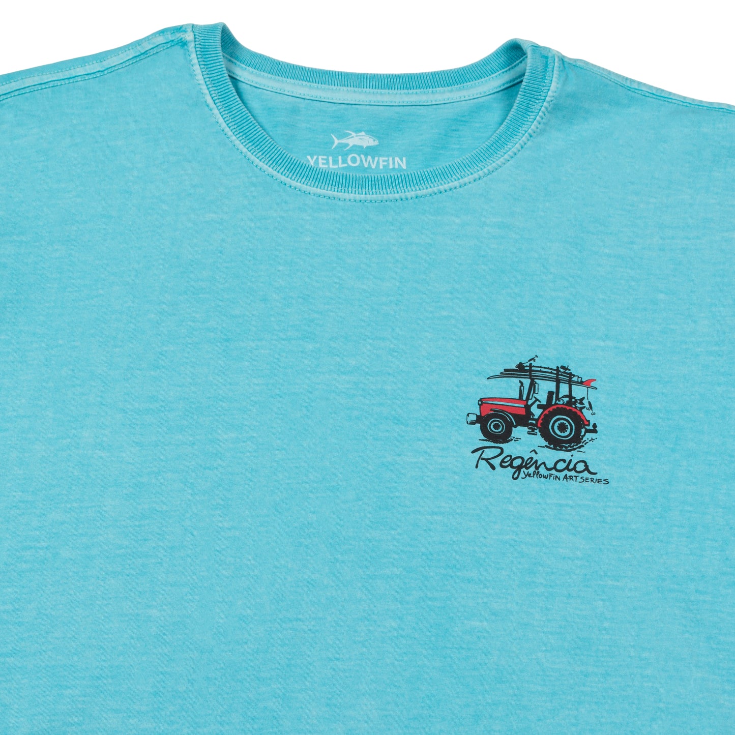 Camisa Yellowfin Regência Tractor Azul Claro