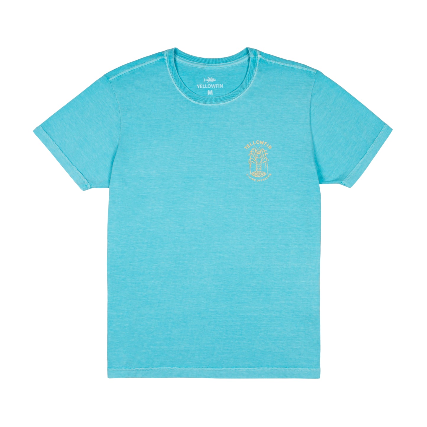 Camisa Yellowfin Lobster Living  Offshore Azul Claro